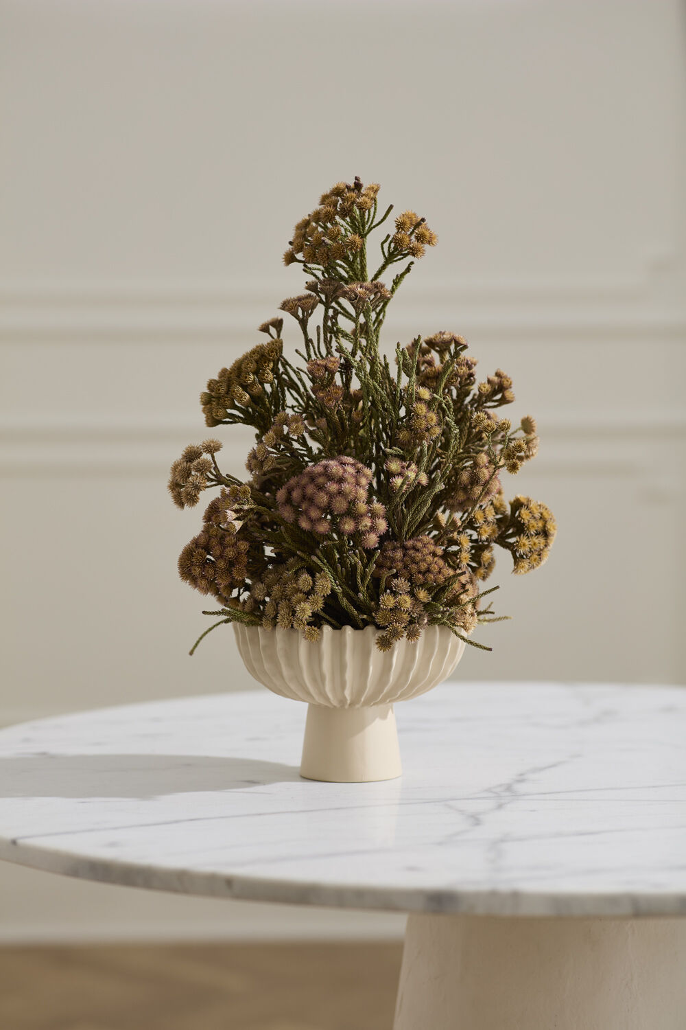 Textured Ceramic Belden Footed Bowl